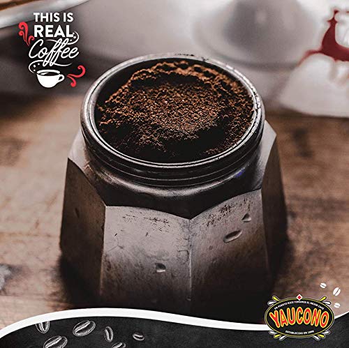 Yaucono Decaf Ground Coffee 8.8 Ounce Canister (Pack of 2)
