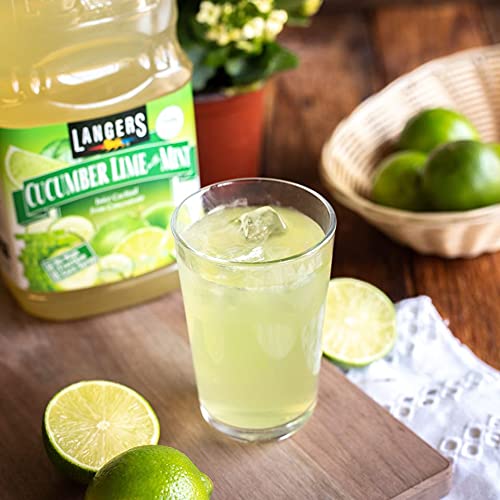 Langers Juice Cocktail Cucumber Lime With Mint 64 Fl Oz (Pack of 8)