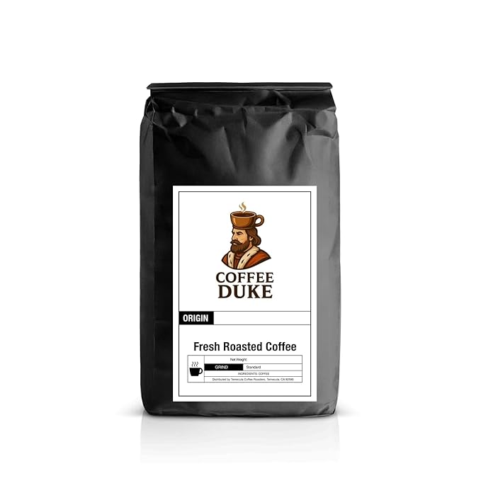 Coffeeduke Uganda Coffee Beans Whole Bean or Ground Options Mild Acidity Light Body with Floral Chocolate Dark Fruits Notes