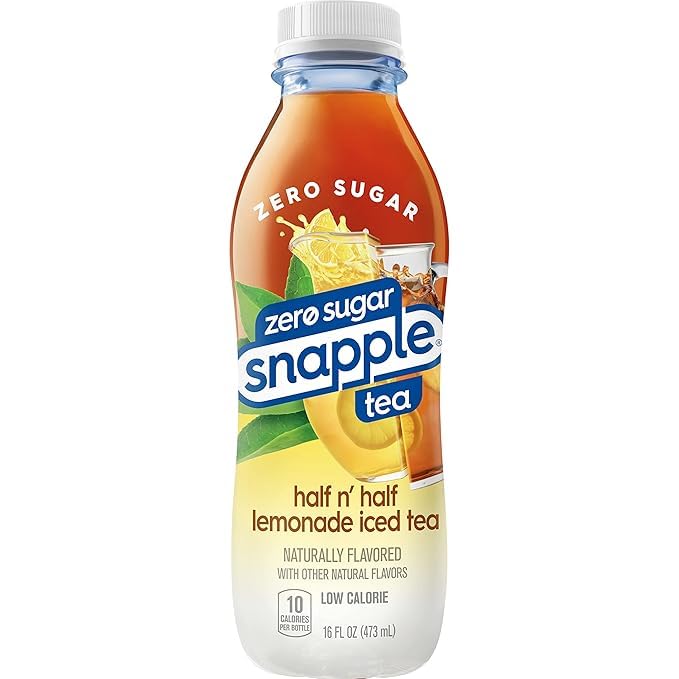 Zero Half &amp half Ice Tea 16 fl oz recycled plastic bottle Pack of 17