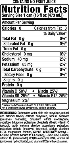 Bang Energy Sour Heads Sugar-Free Energy Drink 16-Ounce | Pack of 12