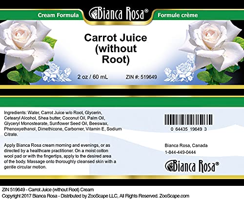 Bianca Rosa Carrot Juice (without Root) Cream (2 oz ZIN: 519649) - 2 Pack