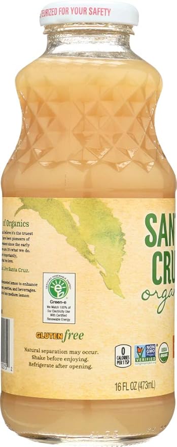 Santa Cruz Juice Lemon 100% Org