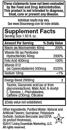 5 Hour Energy Extra Strength Case 2 Oz Bottles (Pack of 48)