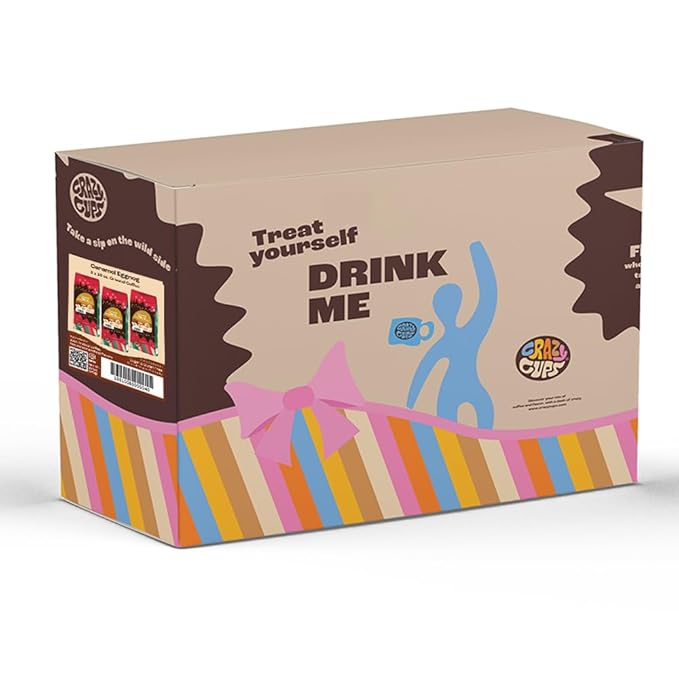 Crazy Cups Flavored Ground Eggnog Coffee Caramel Eggnog in 10 oz Bag 3 Pack