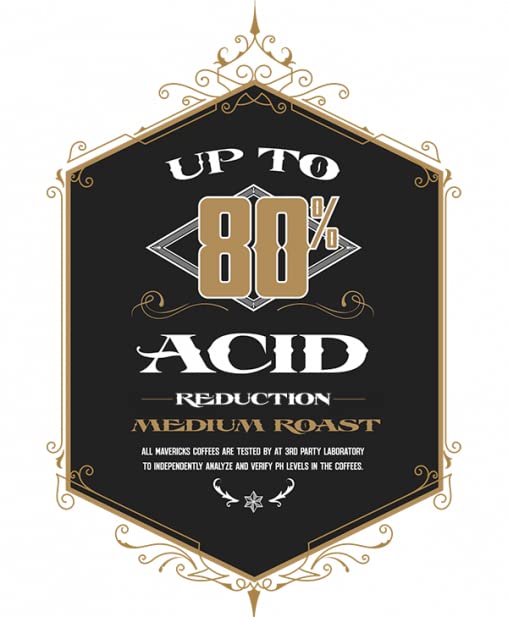 Mavericks House Low Acid Coffee 100% Organic Ingredients Coffee - Whole Bean