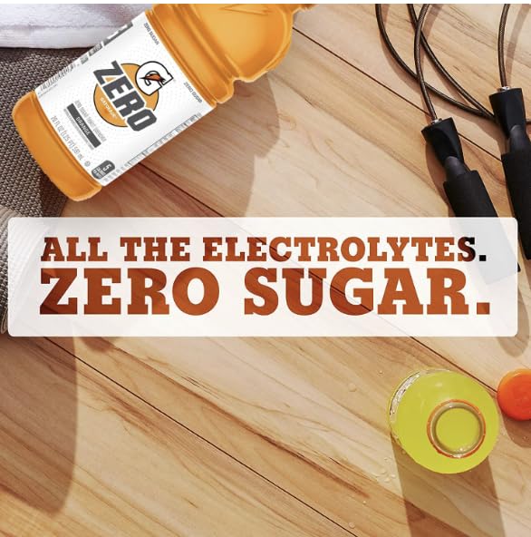 Zero Sugar Thirst Quencher Orange 20 Fl Oz Bottles 10 Pack 20 fl oz Bottles Electrolytes for Rehydration Drinks Zero Sport Drink Bottle