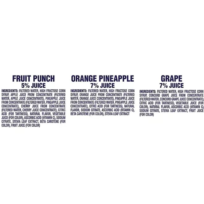 Fruit Juice Variety Pack 10 fl. oz. Bottles 24 Count ((2 pack))