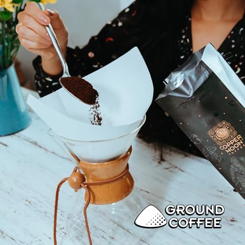 Copper Moon Ground Coffee Dark Roast Sumatra Blend 12 Oz (Pack Of 3)