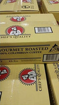 Chef's Quality Columbian Ground Coffee 2 Oz (84 Pack)