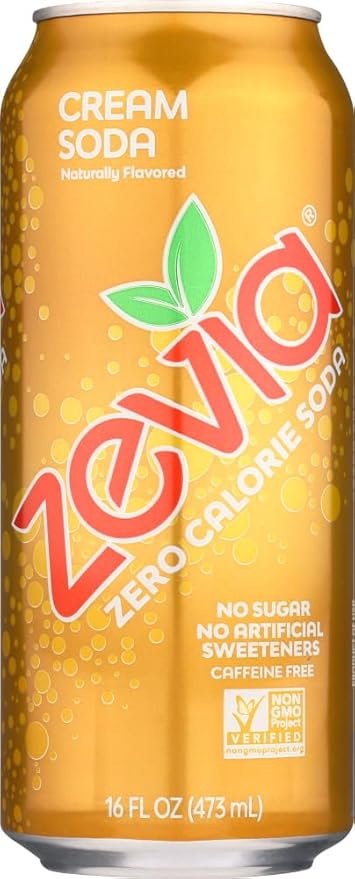 Zevia Soda Cream SF 16 Fl Oz
