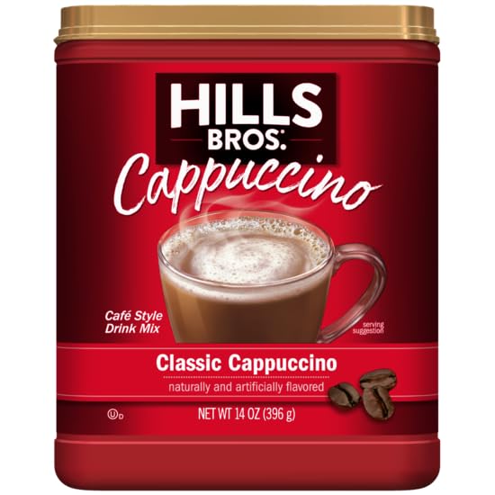 Hills Bros. Cappuccino Variety Pack - Classic &amp Salted Caramel (2 Each / 14 Oz)