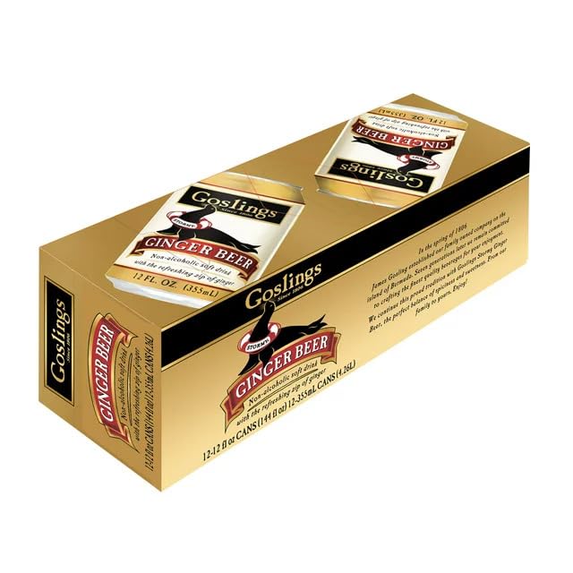 Gosling's Ginger Beer 12 Oz - Pack of 12 (12 Fl Oz Original)