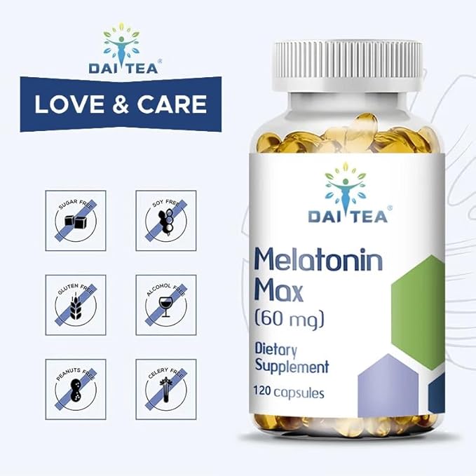 Helps Relax and Promote Natural Sleep Sleep Aid Asleep Quickly 120 copsules