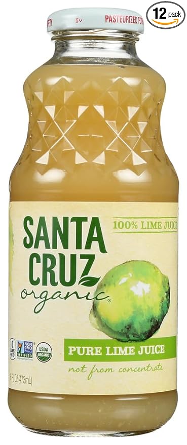 Santa Cruz Organics Lime Juice 12x 16OZ