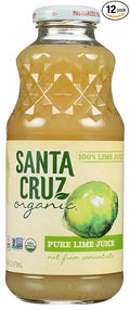 Santa Cruz Organics Lime Juice 12x 16OZ