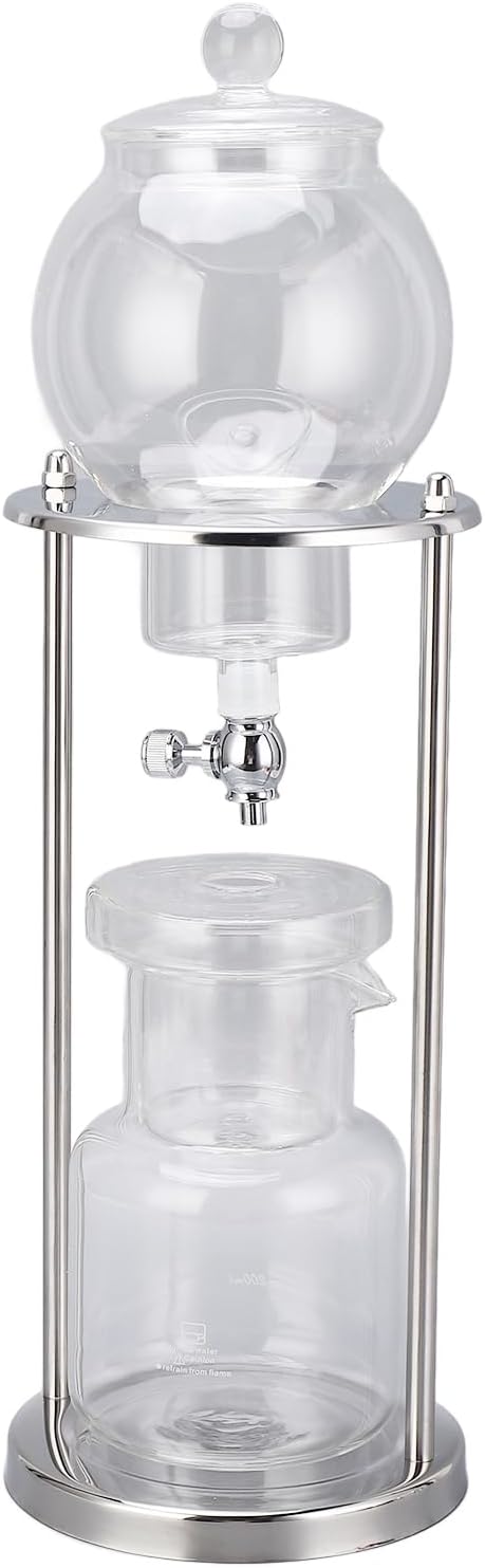 Panorgraphic 600ml Clear Cold Coffee Stainless Steel Stand DIY Home Kitchen