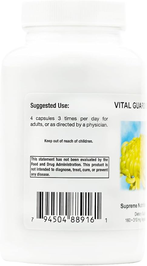 Supreme Nutrition Vital Guard Supreme 160 Pure Chrysanthemum Vegetarian Capsules (Pack of 2)