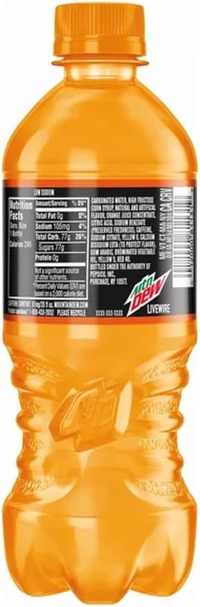Live Wire Soda 20 Oz Bottles (24)