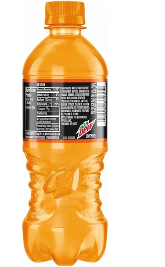 Live Wire Soda 20 Oz Bottles (10)