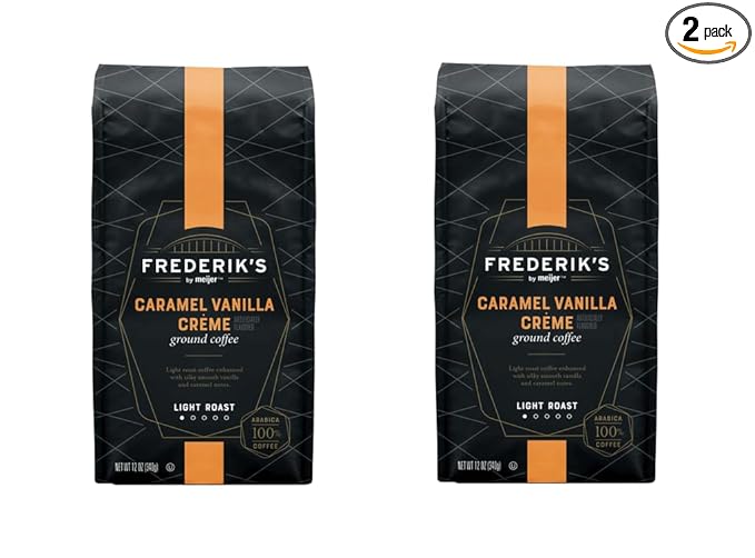 Pack of 2 Caramel Vanilla Creme Ground Coffee 12 oz
