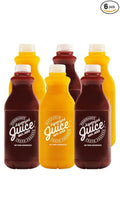 Squeezed Juice Mixed Case 3 Bottles of 100% Mandarin Juice 32 fl oz 3 Bottles of 100% Pomegranate Juice 6 Bottles Total | HPP Pasteurized | Not from Concentrate | Fresh Pressed | California Fruit