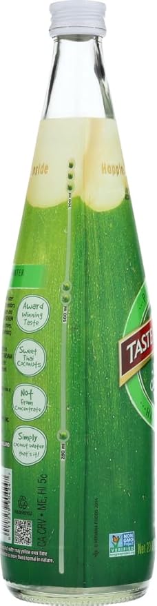 Taste Nirvana Coconut Water 23.6 Ounce Bottles 6 Count