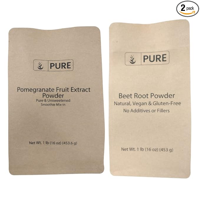 Pure Original Ingredients Pomegranate &amp Beet Root Powder Bundle