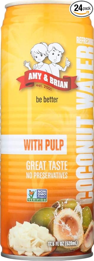 Amy &amp Brian Juice Coconut Yng W Pulp