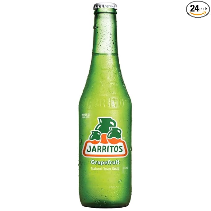 Jarritos Soda Grapefruit Bottle 12.5 Fl Oz (Pack of 24)