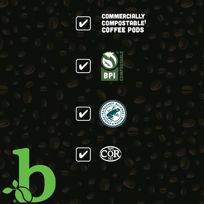 beaniac Flavor Freak Madagascar Vanilla Flavored Light Roast Single Serve Compostable K Cup Coffee Pods Arabica Coffee with Natural Flavors Keurig Brewer Compatible 30 Count