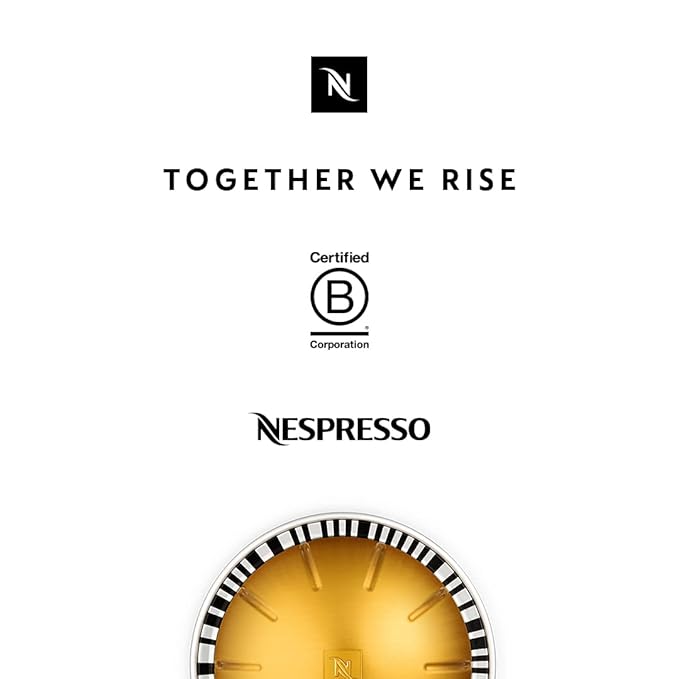 Nespresso Capsules Vertuo Fortado Decaffeinato Gran Lungo 30-Count Coffee Pods Brews 5.0 oz.