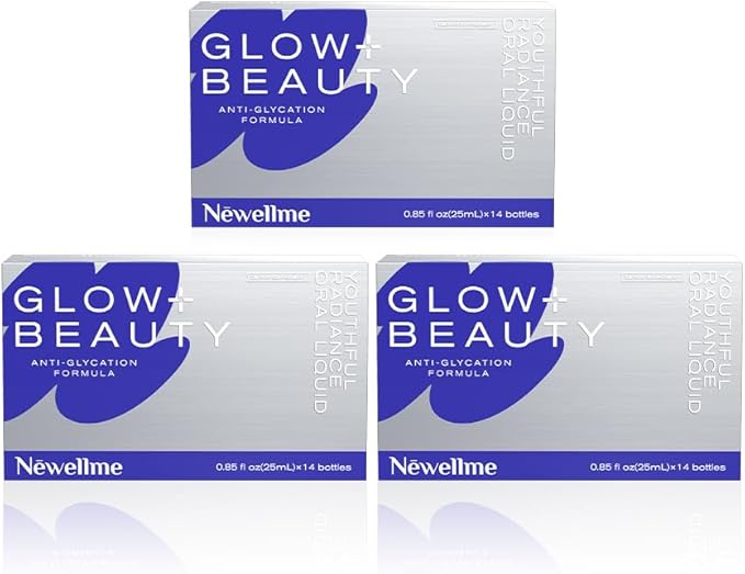 NEWELLME Liquid Collagen Shots with Hyaluronic Acid 18000mg Multi Collagen Peptides Sugar Free Ready-to-Drink Collagen Supplement for Hair Skin Nails 42 Bottles