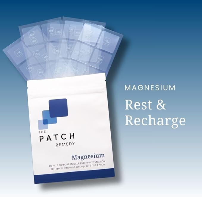 The Patch Remedy Relax &amp Magnesium Glycinate Kit - with Ashwagandha L-Theanine and Rhodiola Rosea | Patches with Minerals