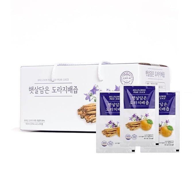 Haein Belliflower &amp Pear Juice 80ml 해인 배 도라지