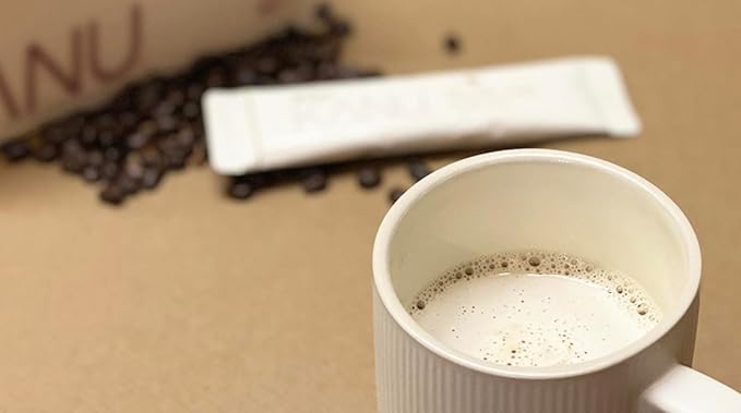 KANU Vanilla Latte Instant Coffee Mix – 24 Sticks × 2 Boxes (48 Single-Serve Sachets) Smooth Creamy Vanilla Flavor Easy Hot Latte Anywhere