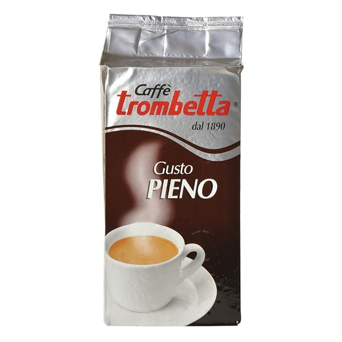 Trombetta Grinded Coffee Gusto Pieno 8.5 Ounce (Pack of 20)