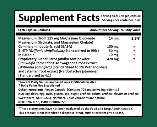 Harmony Nutraceuticals Sleep First - Wizard of Zz Dr. Gumman's Clinical Grade Highest Potency Maximum Bioavailability Harmony Nutraceuticals 120 Vegan Capsules