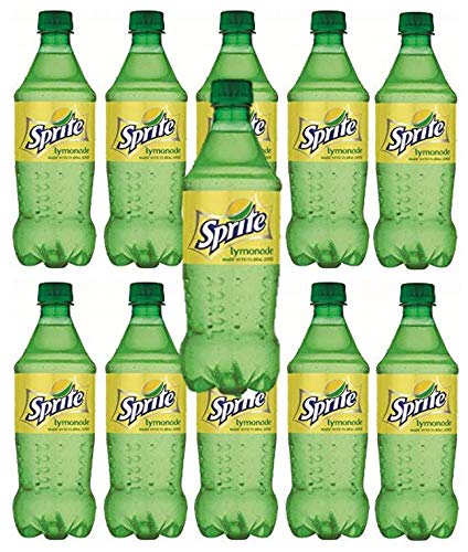 Sprite Lymonade Lemon-Lime and Lemonade Soda 20oz Bottles (Pack of 16 Total of 320 Oz)