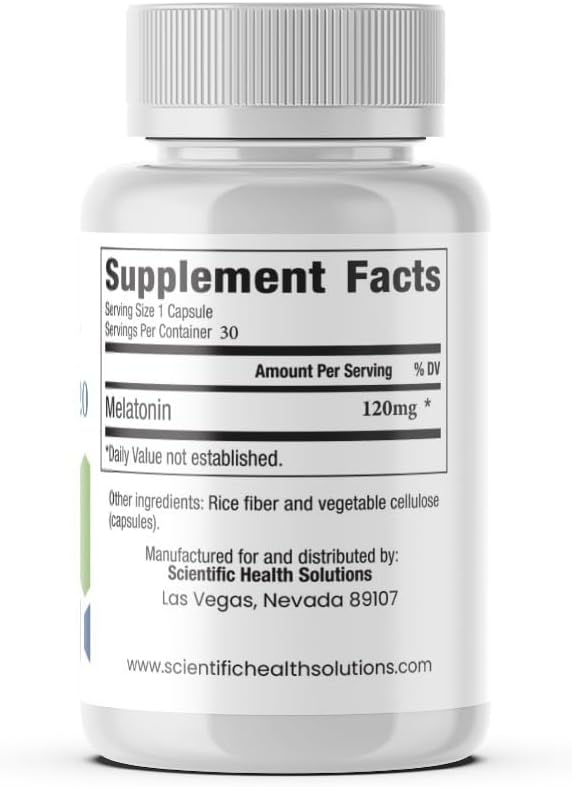 Melatonin Bundle | 60mg &amp 120mg High Dosage Capsules | Easy-to-Swallow Vegan Non-GMO Gluten-Free | Made in USA for Enhanced Sleep and Restful Nights