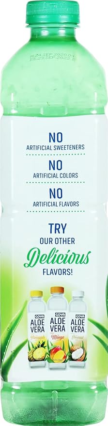 Goya Aloe Vera Drink Original Flavor 50.8 Fl Oz (Pack of 12)