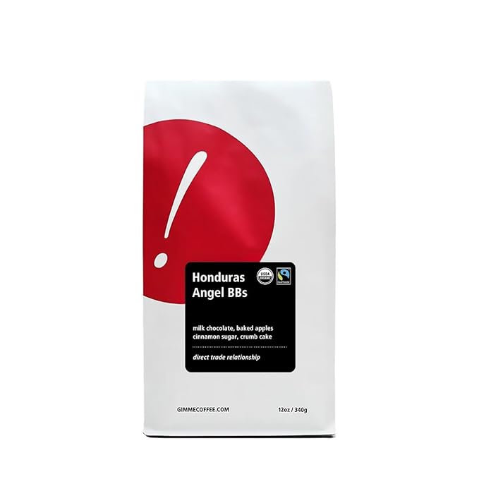 Honduras Angel BBs - Certified Fairtrade Organic - Roasted by Gimme! Coffee - Freshly Ground Coffee - 2 Pound Bag