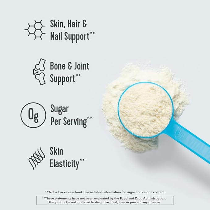 Vital Proteins Collagen Peptides Powder Unflavored 9.33 OZ+11.5 oz Vanilla