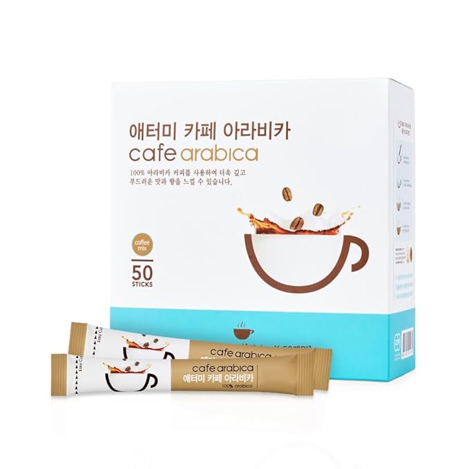 A.t.o.m.y Cafe Arabica Instant coffee mix (50 Sticks Sweet Coffee)