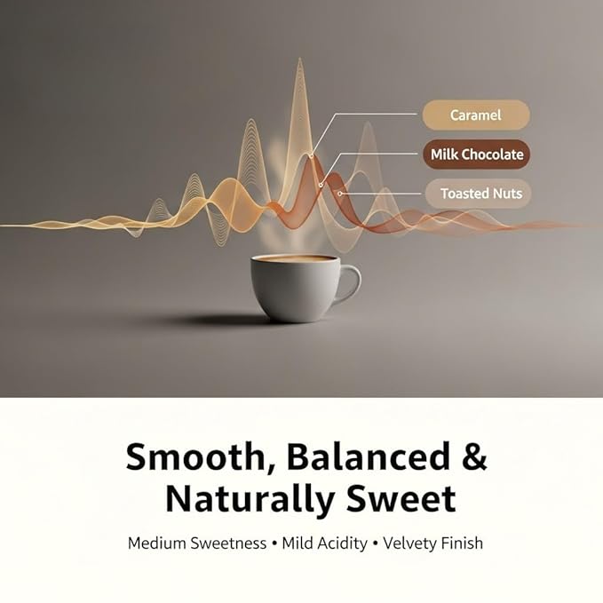 Montuno Supremo Moonlight Colombian Decaf Coffee 100% Arabica Beans Medium Roast 1 Lb (Ground)