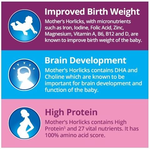 Mother's Horlicks Health and Nutrition Drink - 450 g Refill Pack (Vanilla Flavor)