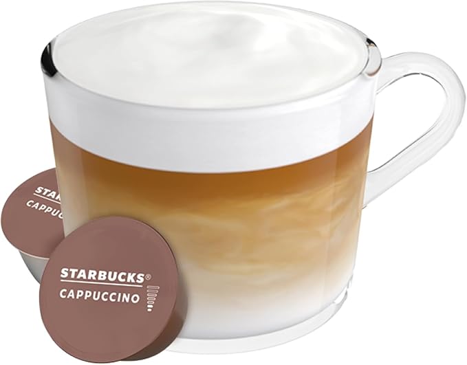 Starbucks Cappuccino Coffee Pods by NESCAFÉ Dolce Gusto (Pack of 6 Total 72 Pods)