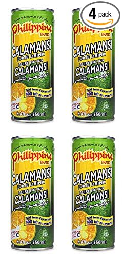 Philippine Brand - Calamansi Juice Drink (8.4 oz each) Pack of 4