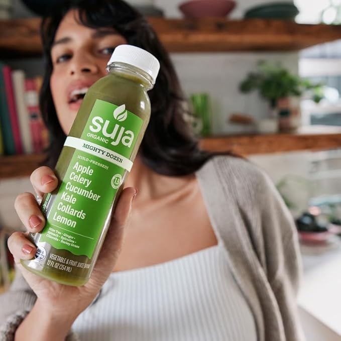 Suja 6-Day Cold-Pressed Juice Detox Cleanse Organic Fresh Pressed Juice with No Added Sugar Supports Immune &amp Digestive Health Plant-Based Gluten-Free &amp Beginner Friendly (6 Day Detox Cle