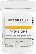 Integrative Therapeutics Pro-Biome - Probiotic Blend for Digestive Health &amp Immune Support* - Daily Probiotic for Gastrointestinal Health* - Dairy-Free &amp Gluten-Free - 30 Capsules (30 Servings